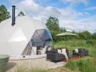 Luxury Geodesic Dome Ingwe with Private Hot Tub